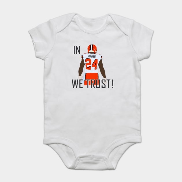 In Chubb We Trust! Baby Bodysuit by Roommates